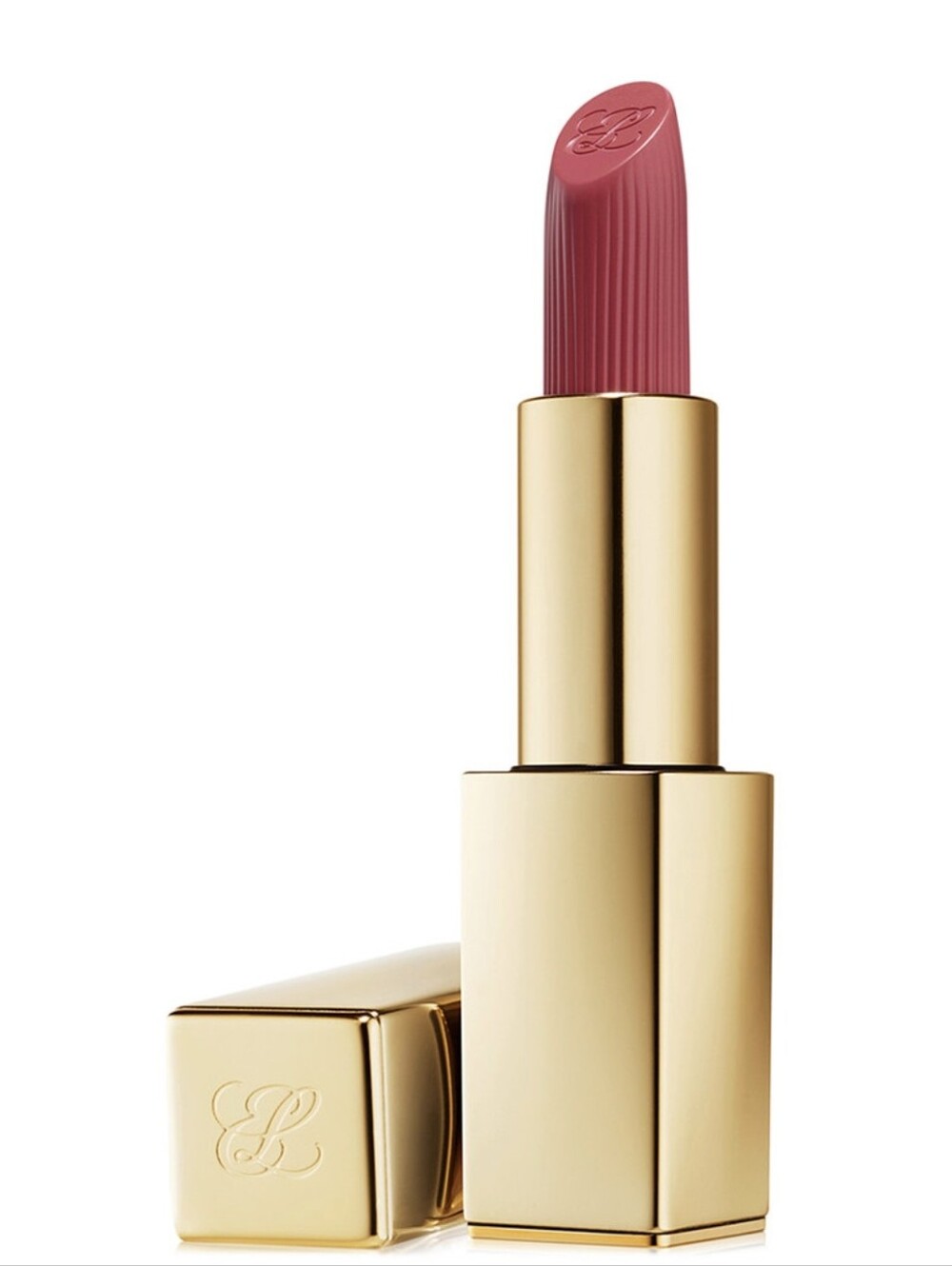Estee Lauder Pure Color Hi-Lustre Refillable Lipstick: Rebellious Rose 420 NIB